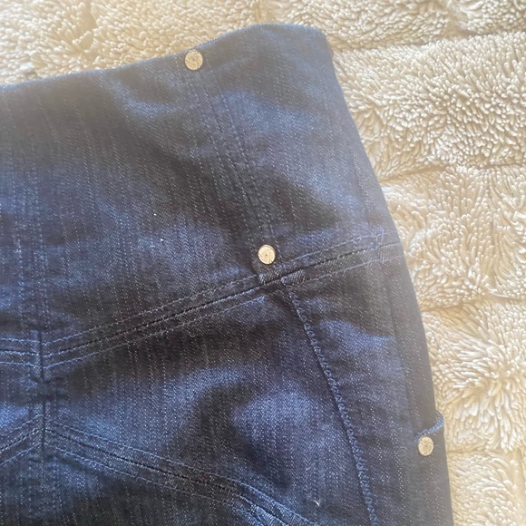 le Chateau Denim Pencil Skirt Size 1/2 - Picture 7 of 12